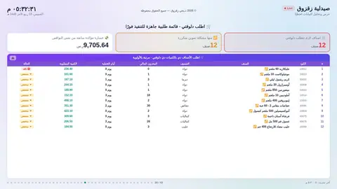 اطلب دلوقتي — قائمة طلبية جاهزة